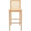 Benicio Natural Rattan Bar Stool Set of 2