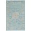 Kenya Light Blue Hand-Knotted Wool 4' x 6' Area Rug