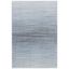 Grey and Light Grey Reversible Synthetic Area Rug 4' x 6'