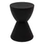 Boyd 12" Modern Round Black Plastic Versatile Side Table