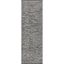 Handcrafted Gray Cotton Artisanal Area Rug 31"x7"