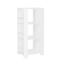 White Kids Bookshelf and Toy Organizer with Cubbies