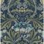 Denim & Sage Acanthus Floral Peel and Stick Wallpaper