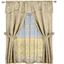 Taupe Sheer Polyester Rod Pocket Window Panel Set