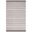 Ivory and Beige Handwoven Wool Cotton Area Rug