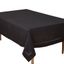 Black Hemstitched Border Rectangular Tablecloth, 70" x 160"