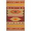 Hand-Knotted Geometric Wool Kilim Area Rug