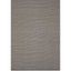 Ivory & Black Hand-Woven Cotton and Wool Area Rug - 5' x 8'