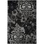 Chic Lodge 6' x 9' Hand-Knotted Black/Silver Synthetic Area Rug