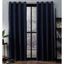 Navy and Mecca Orange Room Darkening Grommet Top Curtain Panels