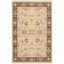 Sumak Ivory and Brown Wool 4' x 6' Handmade Area Rug