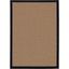 Black and Beige Synthetic Easy Care Rectangular Area Rug