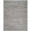 Elegant Light Grey & Grey 8' x 10' Synthetic Rectangular Area Rug