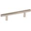 Polished Nickel Modern Bar Pull with Mounting Hardware