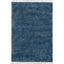 Neva Blue Synthetic Tasseled Shag 7x9 Area Rug