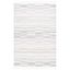 Ivory Diamond Shag Synthetic 4' x 6' Area Rug