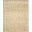 Ivory Gold 8' x 10' Reversible Hand-Knotted Area Rug