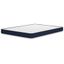 Full Size White Firm Foam Mattress with Quilted Cover