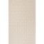 Elegant Ivory Geometric Wool-Cotton Blend Area Rug 9' x 12'