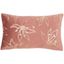 Terracotta Floral Rectangular Decorative Throw Pillow