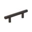 Oil-Rubbed Bronze 3-Inch Modern Cabinet Pull with Mounting Hardware