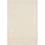 Ivory Hand-Tufted Wool Shag Area Rug 4' x 6'