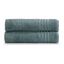 Aqua Turkish Cotton 2-Piece Bath Towel Set