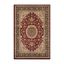 Elegant Red Medallion 8' x 10' Easy-Care Synthetic Area Rug