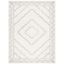 Ivory Shag Elegance 9' x 12' Hand-Tufted Wool Blend Area Rug