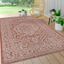 Red Taupe Medallion 8' x 10' Reversible Synthetic Area Rug