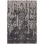 Silver Grey Tufted Wool Square Area Rug 2' x 3'