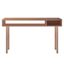 Windsor 48" Ceramic Pink and Nature Wood Console Table with Storage