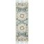 Ivory and Charcoal Boho Hand-Tufted Wool Runner Rug