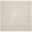 Cream High-Low Pile Square Shag Area Rug