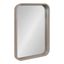 Hutton Graywash Solid Wood Radius Rectangle Wall Mirror