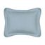 King Size Blue Cotton Embroidered Matelasse Sham