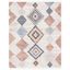 Gray Diamond Flat Woven 8' x 10' Synthetic Area Rug