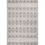 Subtle Motif Gray Synthetic 9' x 12' Easy-Care Area Rug