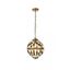 Brass Globe Indoor/Outdoor Pendant Light