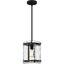 Brushed Nickel Glass Mini Pendant Light