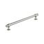 Polished Nickel 10-1/16" Modern Industrial Cabinet Bar Pull