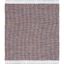 Coastal Charm Handwoven Cotton Ikat Red Square Rug - 6'