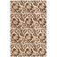 Ivory and Brown Hand-Tufted Wool Area Rug