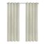 Off-White Sheer Grommet Top Polyester Curtain Panel