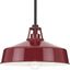 Cedar Springs Red and White Glass Outdoor Hanging Light