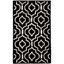 Cambridge Black and Ivory Hand-Tufted Wool Rug