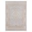 Isabella Pastel Grey Beige Synthetic Rectangular Rug 5'3" x 7'3"