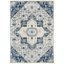 Elysian Blue 9' x 12' Hand-Knotted Synthetic Area Rug