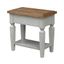 Vista Distressed Hickory and Stone Finish Side Table