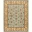 Elegant Heritage Light Blue & Beige Hand-Tufted Wool Area Rug 9' x 12'